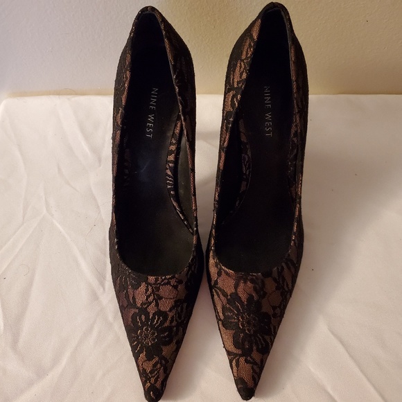 Nine West Lace Dress Pumps - Picture 1 of 3